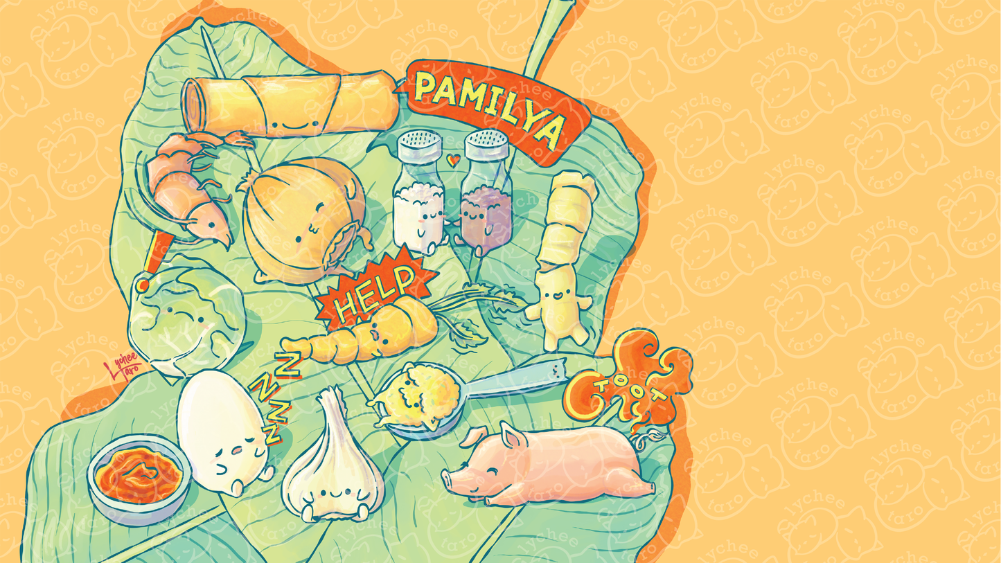 Lumpia Family: Desktop Wallpaper