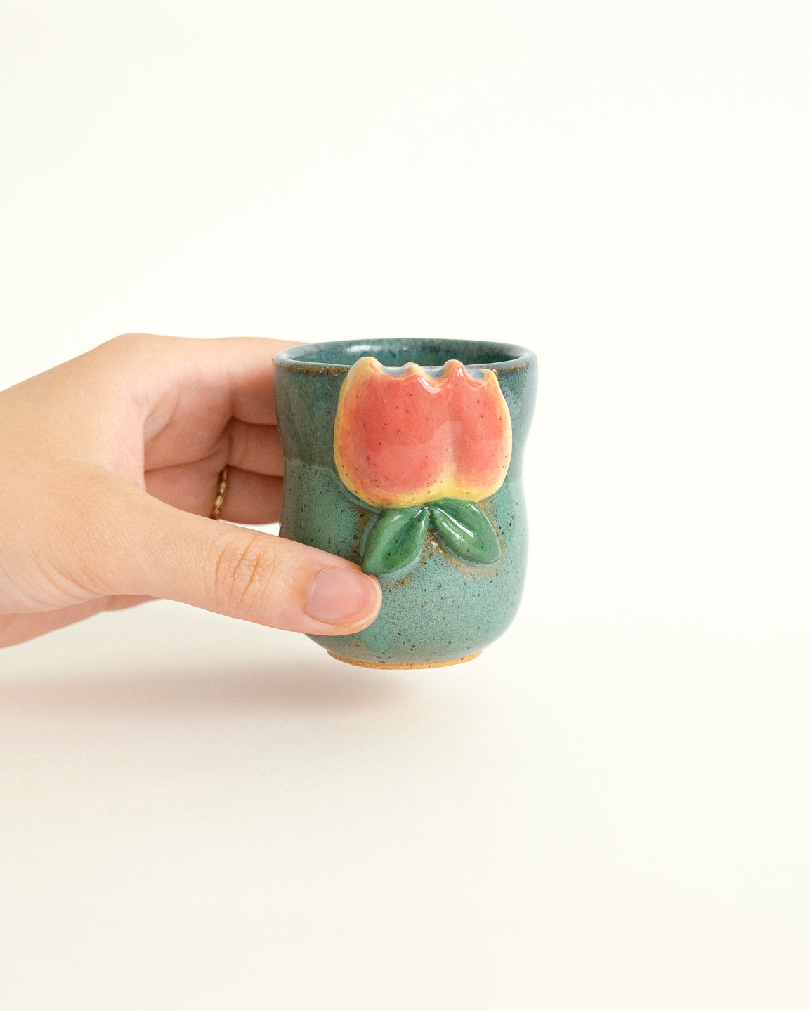 Peach Sake Cup