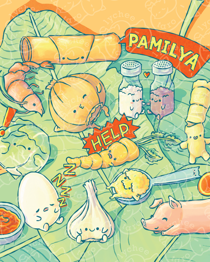 Lumpia Family: Desktop Wallpaper