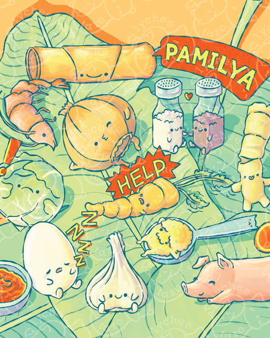 Lumpia Family: Desktop Wallpaper