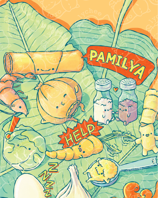 Lumpia Family: Phone Wallpaper