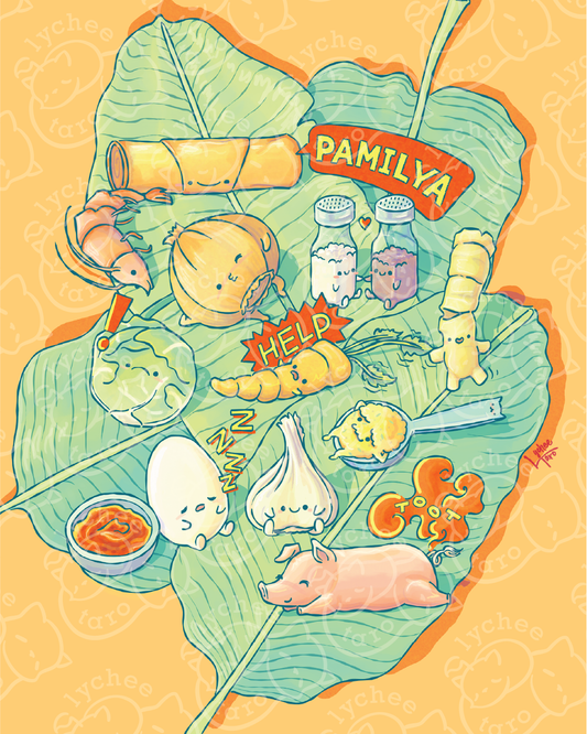 Lumpia Family: Tablet Wallpaper
