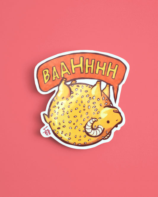 Sesame Ball Ram Vinyl Sticker